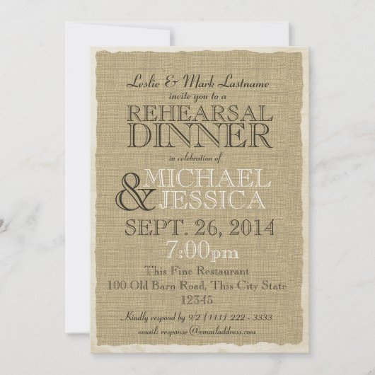 Activiteiten in de omgeving van Country Burlap Reh Kaart (Voorkant)