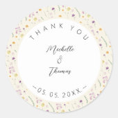 Activiteiten in de omgeving van Country Wildflower Ronde Sticker (Voorkant)