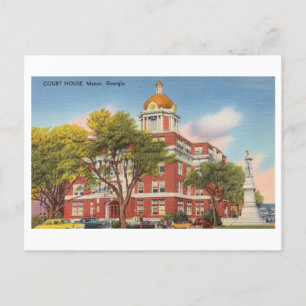 Activiteiten in de omgeving van Court House in Mac Briefkaart