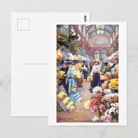 Activiteiten in de omgeving van Covent Garden Flow Briefkaart (Voorkant / Achterkant)