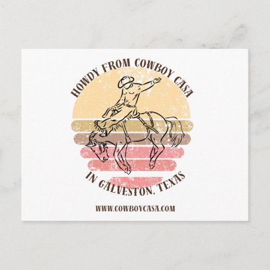 Activiteiten in de omgeving van Cowboy Casa Briefk Briefkaart (Voorkant)