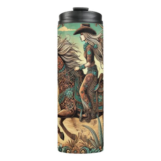 Activiteiten in de omgeving van Cowgirl Desert Rid Thermosbeker (Voorkant)