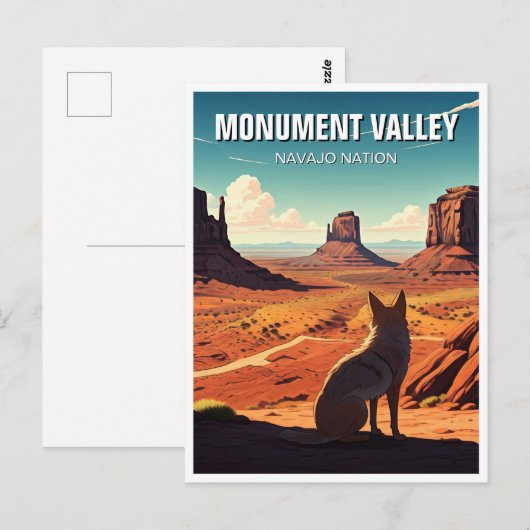 Activiteiten in de omgeving van Coyote Monument Va Briefkaart (Voorkant / Achterkant)