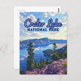 Activiteiten in de omgeving van Crater Lake Nation Briefkaart