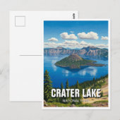 Activiteiten in de omgeving van Crater Lake Nation Briefkaart (Voorkant / Achterkant)