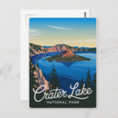 Activiteiten in de omgeving van Crater Lake Nation Briefkaart (Voorkant / Achterkant)