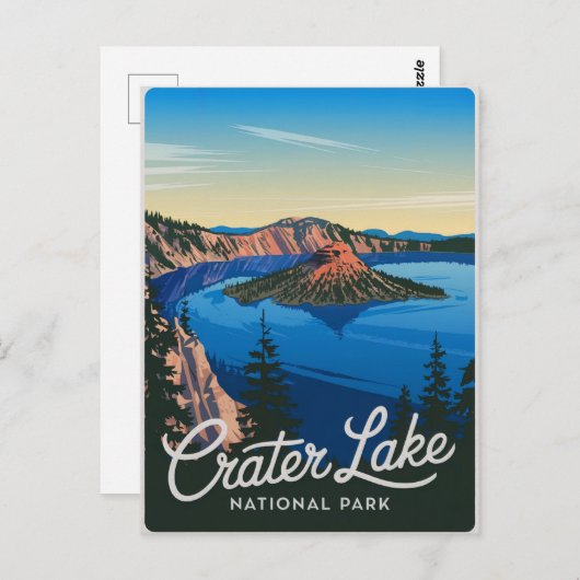 Activiteiten in de omgeving van Crater Lake Nation Briefkaart (Voorkant / Achterkant)