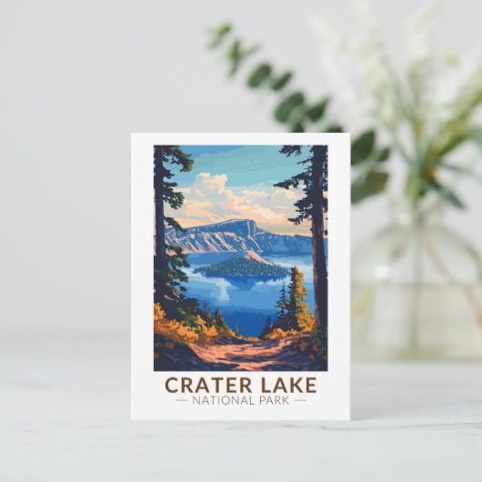 Activiteiten in de omgeving van Crater Lake Nation Briefkaart (Staand voorkant)