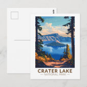 Activiteiten in de omgeving van Crater Lake Nation Briefkaart (Voorkant / Achterkant)