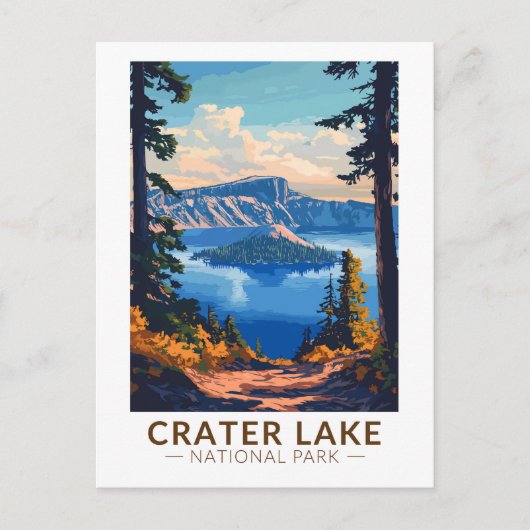 Activiteiten in de omgeving van Crater Lake Nation Briefkaart (Voorkant)