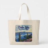 Activiteiten in de omgeving van Crater Lake Nation Grote Tote Bag (Achterkant)