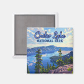 Activiteiten in de omgeving van Crater Lake Nation Magneet (Voorkant / Achterkant)