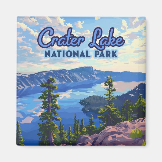 Activiteiten in de omgeving van Crater Lake Nation Magneet (Voorkant)