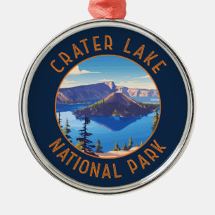 Activiteiten in de omgeving van Crater Lake Nation Metalen Ornament