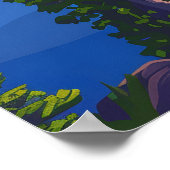 Activiteiten in de omgeving van Crater Lake Nation Poster (Hoek)