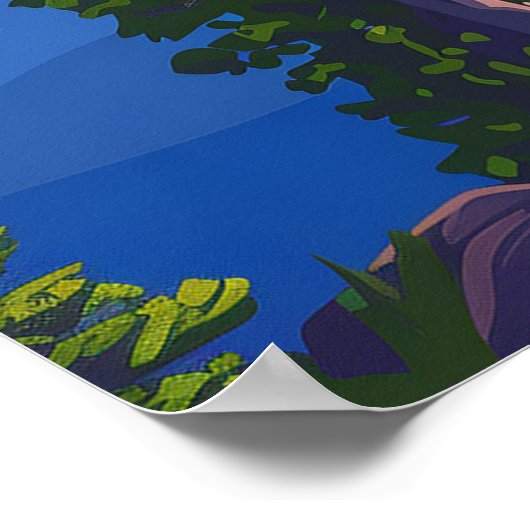 Activiteiten in de omgeving van Crater Lake Nation Poster (Hoek)