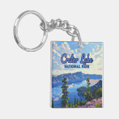 Activiteiten in de omgeving van Crater Lake Nation Sleutelhanger (Voorkant Links)