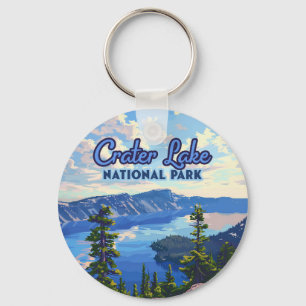 Activiteiten in de omgeving van Crater Lake Nation Sleutelhanger