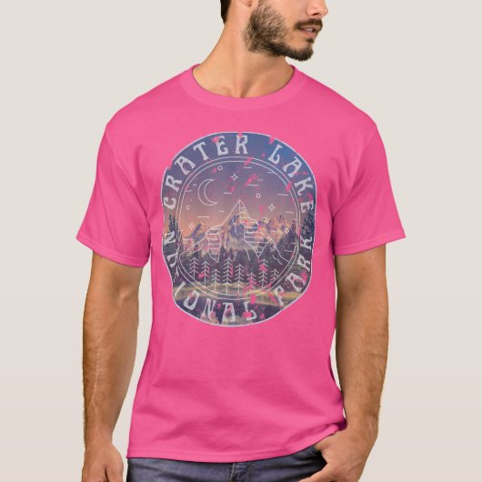 Activiteiten in de omgeving van Crater Lake Nation T-shirt (Voorkant)