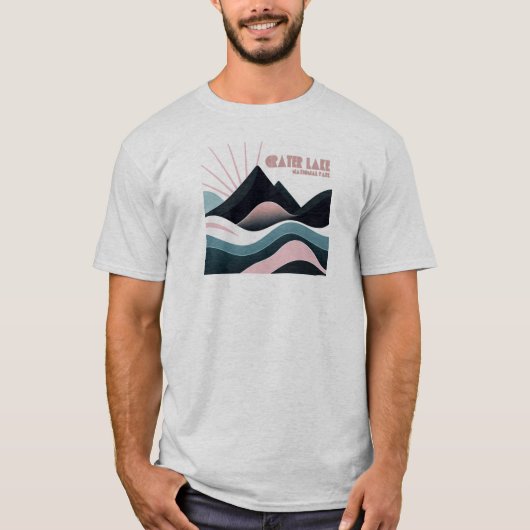 Activiteiten in de omgeving van Crater Lake Nation T-shirt (Voorkant)