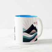 Activiteiten in de omgeving van Crater Lake Nation Tweekleurige Koffiemok (Voorkant rechts)