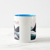 Activiteiten in de omgeving van Crater Lake Nation Tweekleurige Koffiemok (Center)