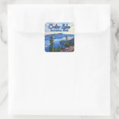 Activiteiten in de omgeving van Crater Lake Nation Vierkante Sticker (Tas)