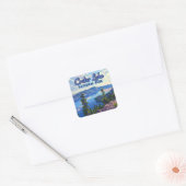 Activiteiten in de omgeving van Crater Lake Nation Vierkante Sticker (Envelop)