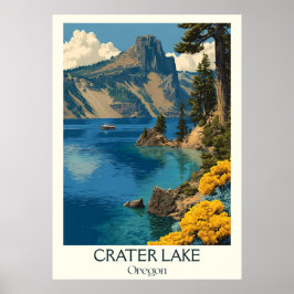 Activiteiten in de omgeving van Crater Lake Oregon Poster