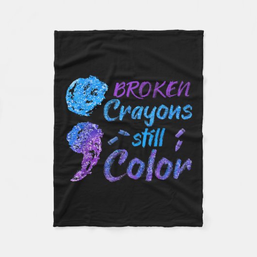 Activiteiten in de omgeving van Crayons Suicide Aw Fleece Deken (Voorkant)