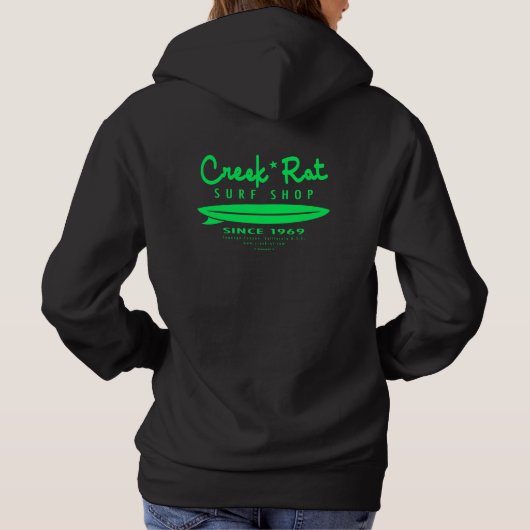 Activiteiten in de omgeving van Creekrat Cartoon S Hoodie (Achterkant)
