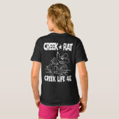 Activiteiten in de omgeving van Creekrat Cartoon S T-shirt (Achterkant volledig)