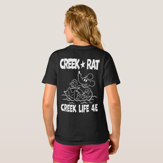 Activiteiten in de omgeving van Creekrat Cartoon S T-shirt (Achterkant volledig)