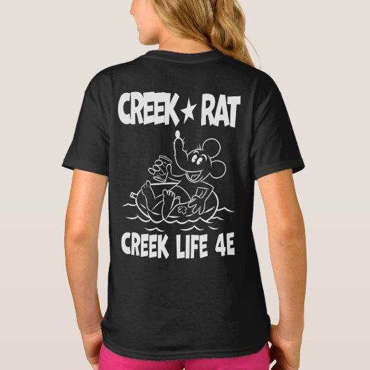 Activiteiten in de omgeving van Creekrat Cartoon S T-shirt (Achterkant)