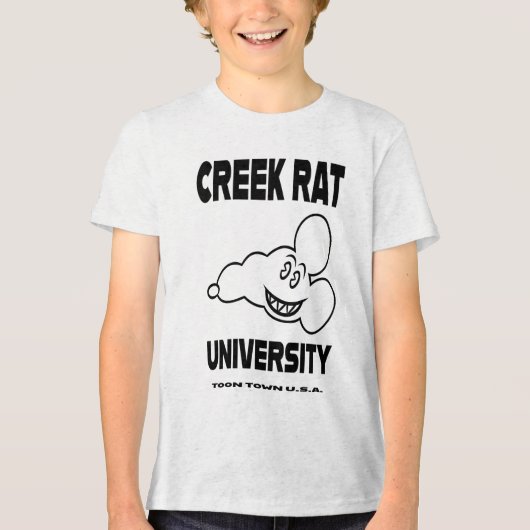Activiteiten in de omgeving van Creekrat Cartoon S Tri-Blend Shirt (Voorkant)