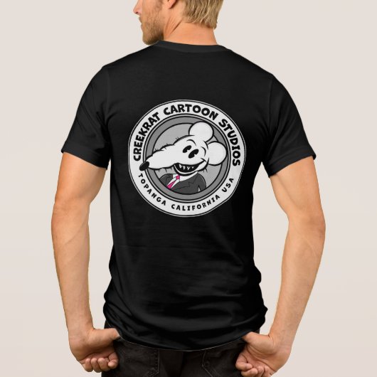 Activiteiten in de omgeving van Creekrat Cartoon S Tri-Blend Shirt (Achterkant)