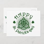 Activiteiten in de omgeving van Cross and Shamrock Feestdagenkaart (Voorkant / Achterkant)