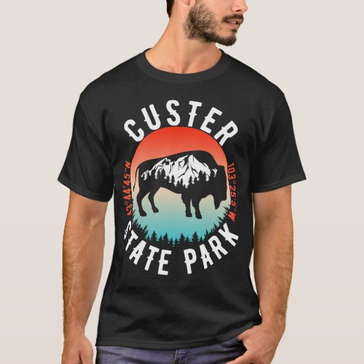 Activiteiten in de omgeving van Custer State Park, T-shirt (Voorkant)