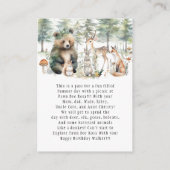 Activiteiten in de omgeving van Cute Animals Fores Informatiekaartje (Achterkant)