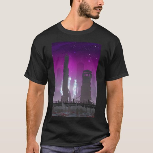 Activiteiten in de omgeving van Cyberpunk Future G T-shirt (Voorkant)