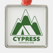 Activiteiten in de omgeving van Cypress Provincial Metalen Ornament (Voorkant)