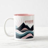 Activiteiten in de omgeving van Cypress Provincial Tweekleurige Koffiemok (Links)