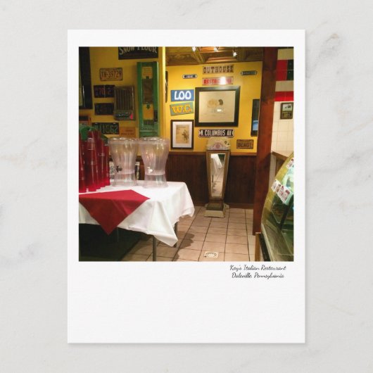 Activiteiten in de omgeving van Daleville PA brief Briefkaart (Voorkant)