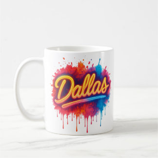 Activiteiten in de omgeving van Dallas Neon Street Koffiemok