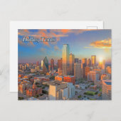 Activiteiten in de omgeving van Dallas, Texas Down Briefkaart (Voorkant / Achterkant)