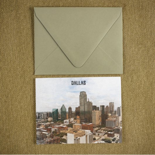 Activiteiten in de omgeving van Dallas Texas Panor Briefkaart