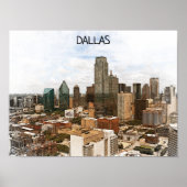 Activiteiten in de omgeving van Dallas Texas Panor Poster (Voorkant)