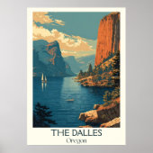 Activiteiten in de omgeving van Dalles Oregon Vint Poster (Voorkant)