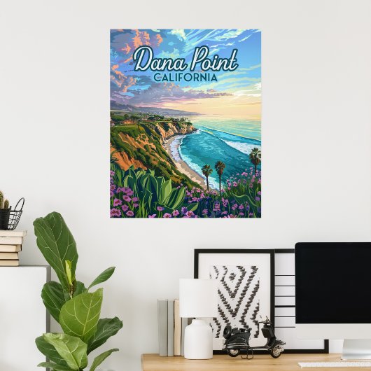 Activiteiten in de omgeving van Dana Point Califor Poster (Thuiskantoor)