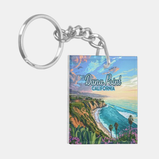 Activiteiten in de omgeving van Dana Point Califor Sleutelhanger (Voorkant Links)